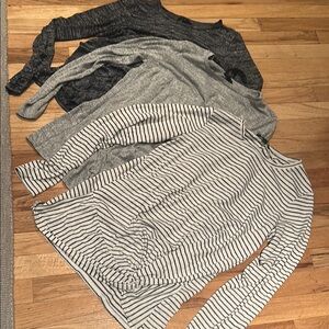 Banana Republic Striped and Solid Women's Sweater 3 pack. Size M.